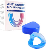 Anti snoring mouthpiece design showing adjustable silicone guard