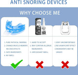 Comparison chart showing why this anti snoring device outperforms alternatives
