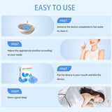 Easy to use snoring mouth guard with step by step application