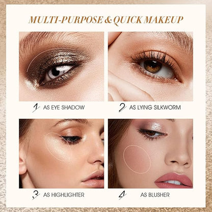 2-in-1 Eyeliner & Eyeshadow Stick | Smooth-Glide Eye Makeup Duo