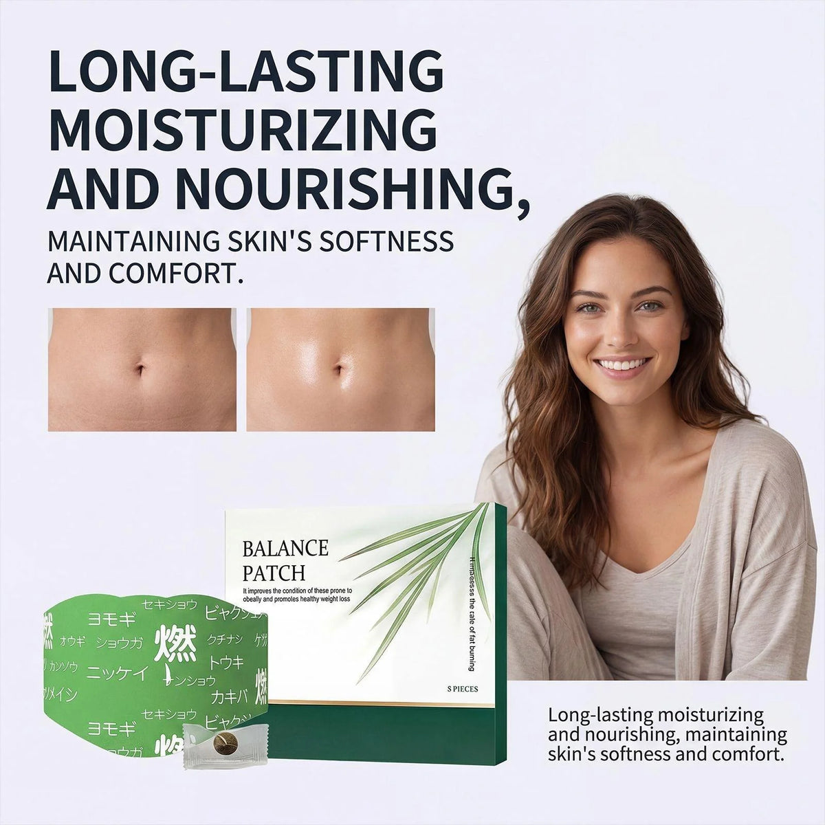 Japanese Balance Herbal Pain Relief Patch | Targeted Comfort & Support (5 pieces)